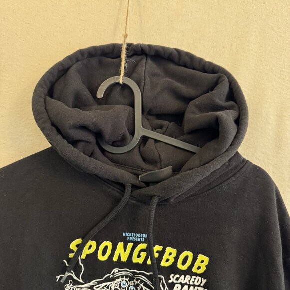 SpongeBob SquarePants Hoodie Adult Small Black H&M Baggy Sweatshirt - Picture 5 of 8